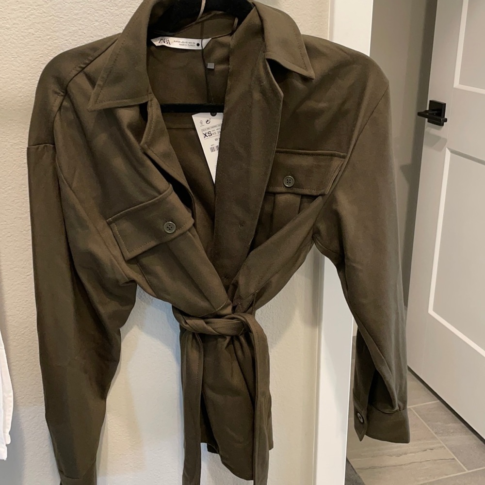 Zara belted jacket